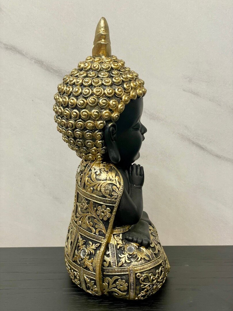 Статуэтка Praying Buddha Casaentera CE05-LK216 золото черный 125х100х230