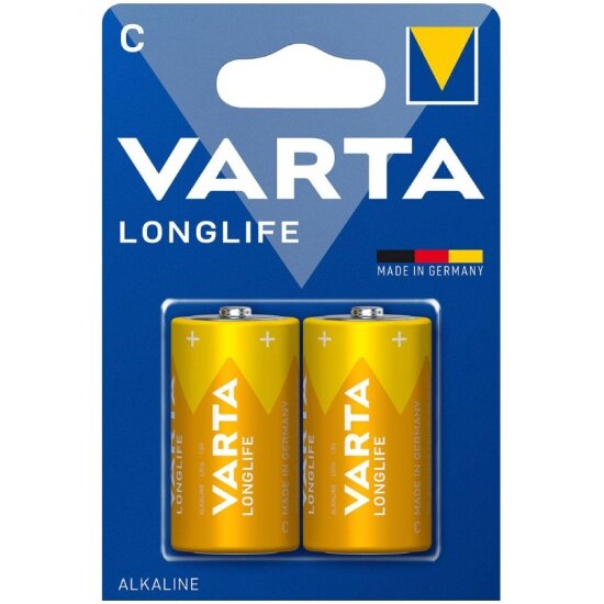 Элемент питания Varta Longlife LR14 C бл 2