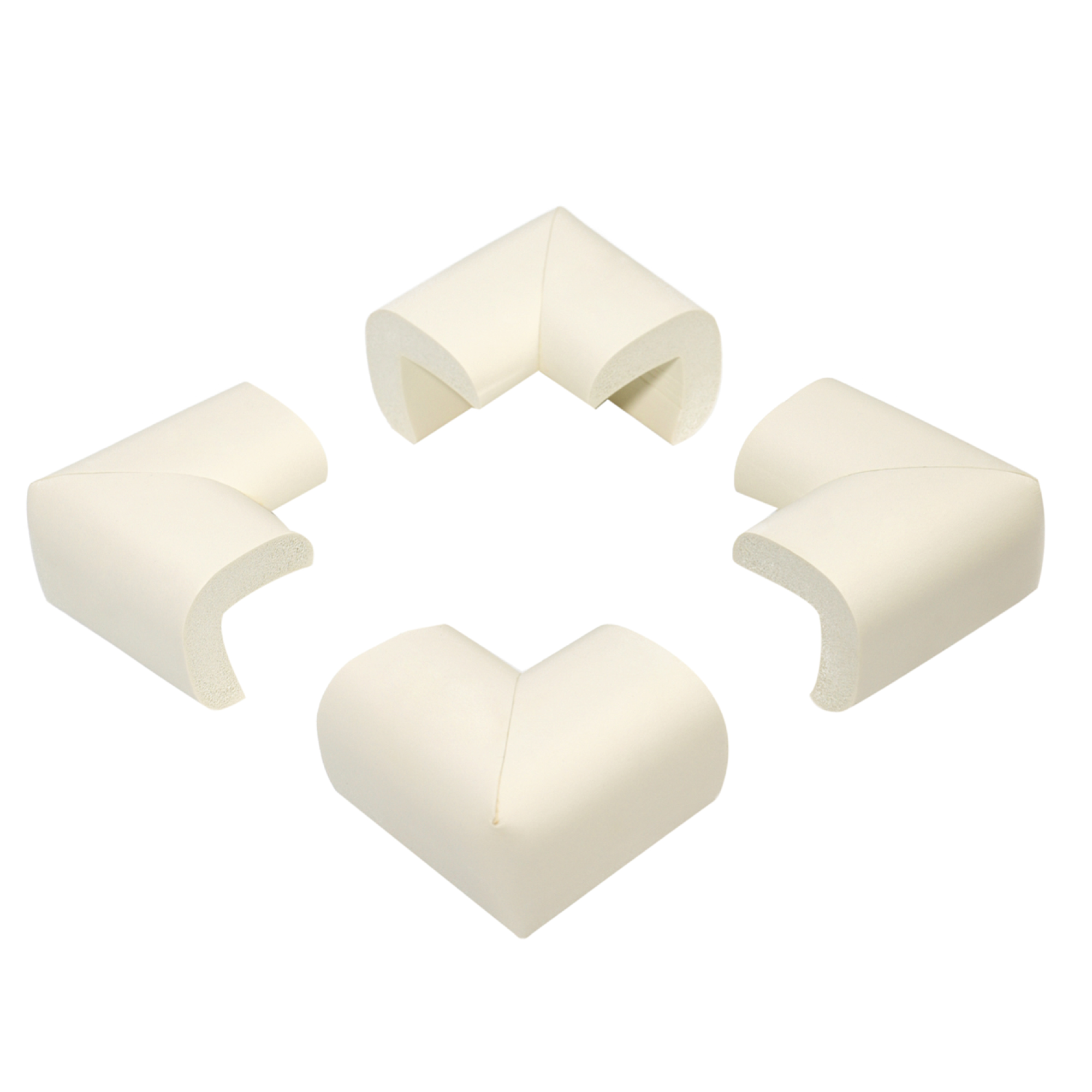 Накладки для мебели Halsa мягкие каучук цвет белый 4 шт.
