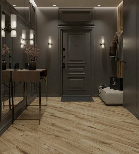 Изображение товара Керамогранит Sanamero Forest Line F212-10 Орех, матовый/глазурованный (20 х 120 х 0,9 см) 1,44 м2, 6 шт/уп