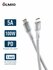 Кабель Type-C - Type-C 100W (PD), 5А, 1.2 м, металлический штекер...