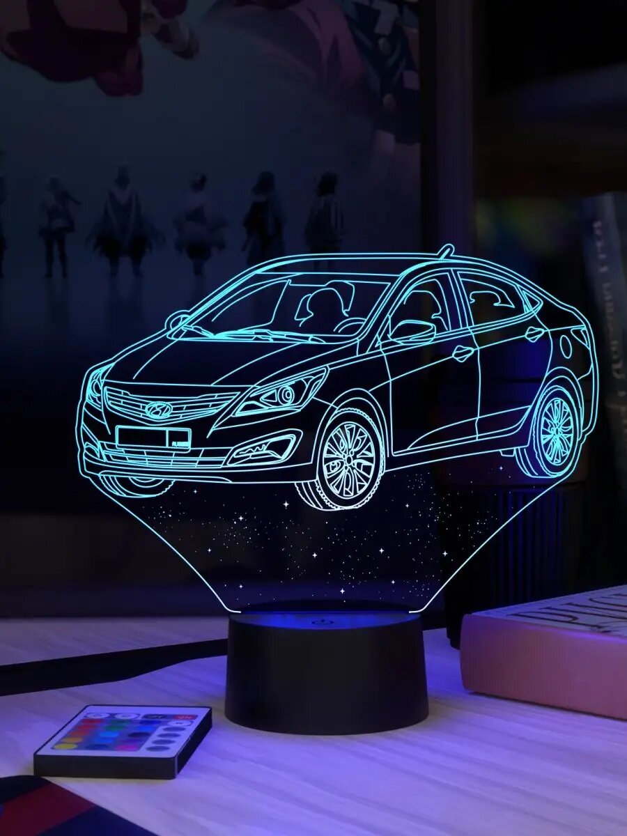 Ночник "Автомобиль Hyundai Solaris"