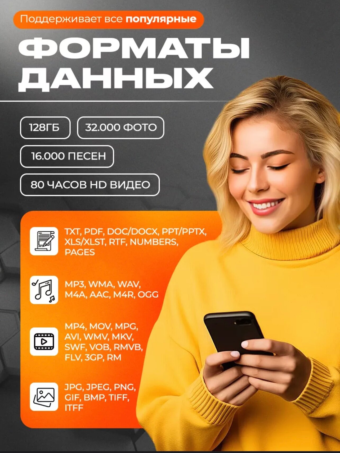 Флешка универсальная 2TB / мультифункциональная для iOS, Android, Windows — фото 1