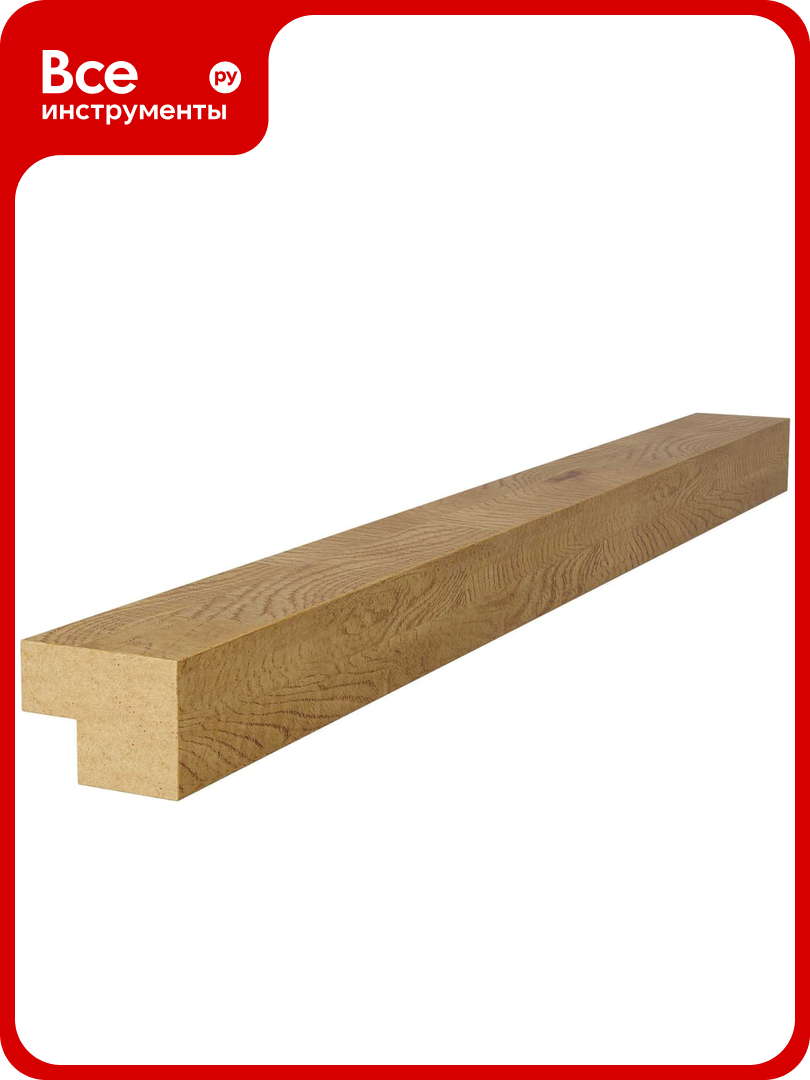 Торцевая рейка Cosca Decor 25x19x1350 мм МДФ дуб медный 00-00076274