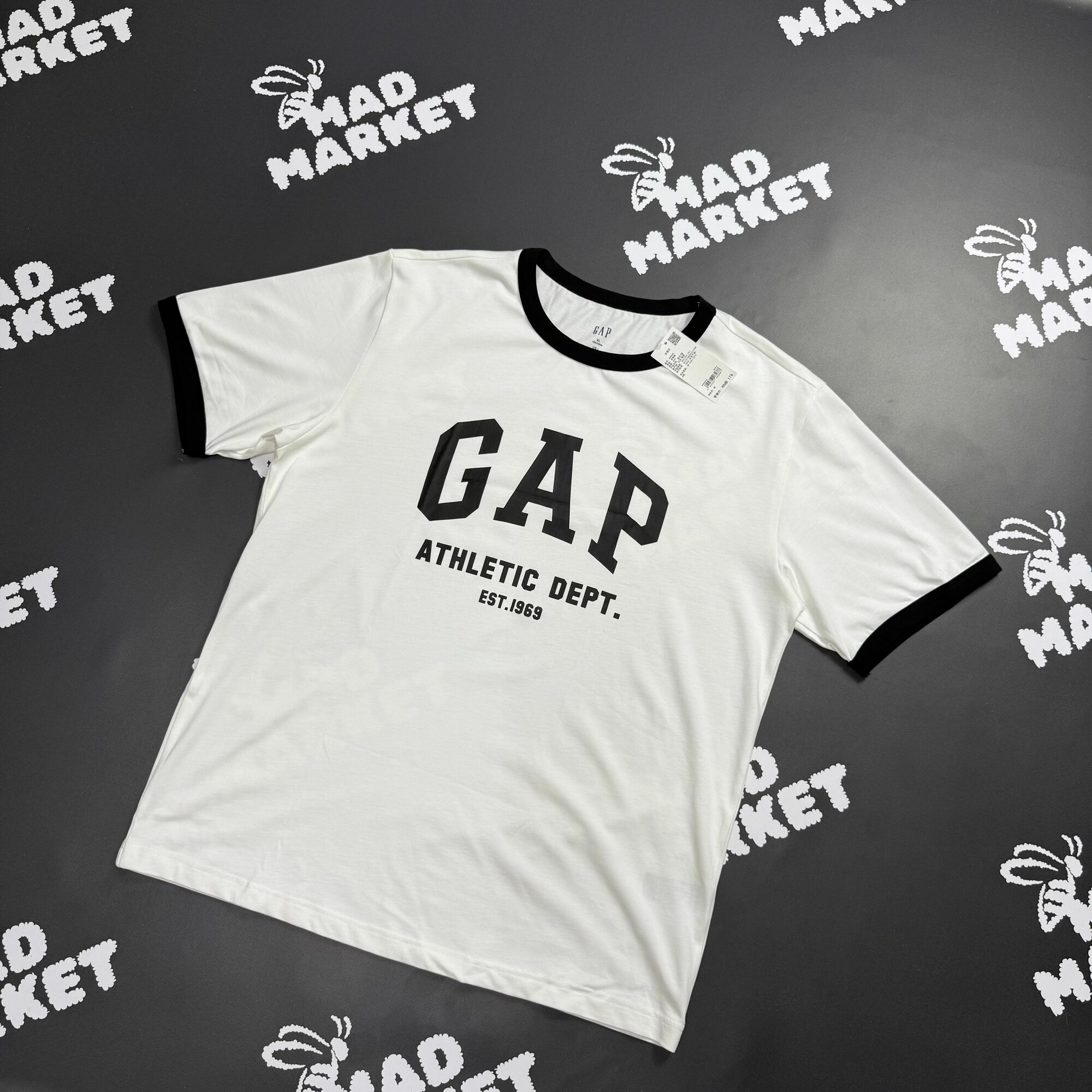 Футболка спортивная GAP, размер L, белый,