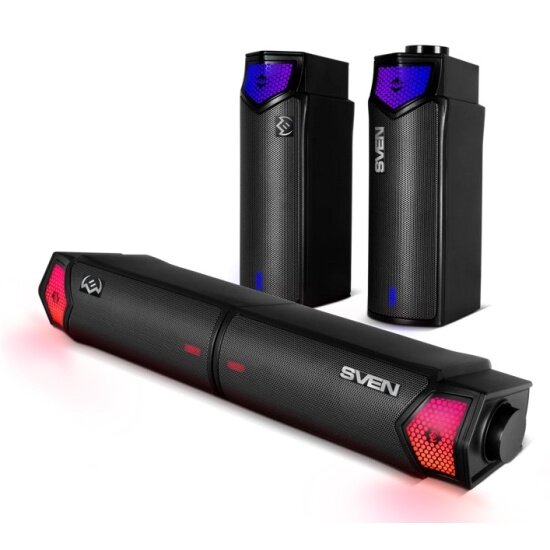 Саундбар мини Sven SB-G1450, 10 Вт, черный (SV-022488)