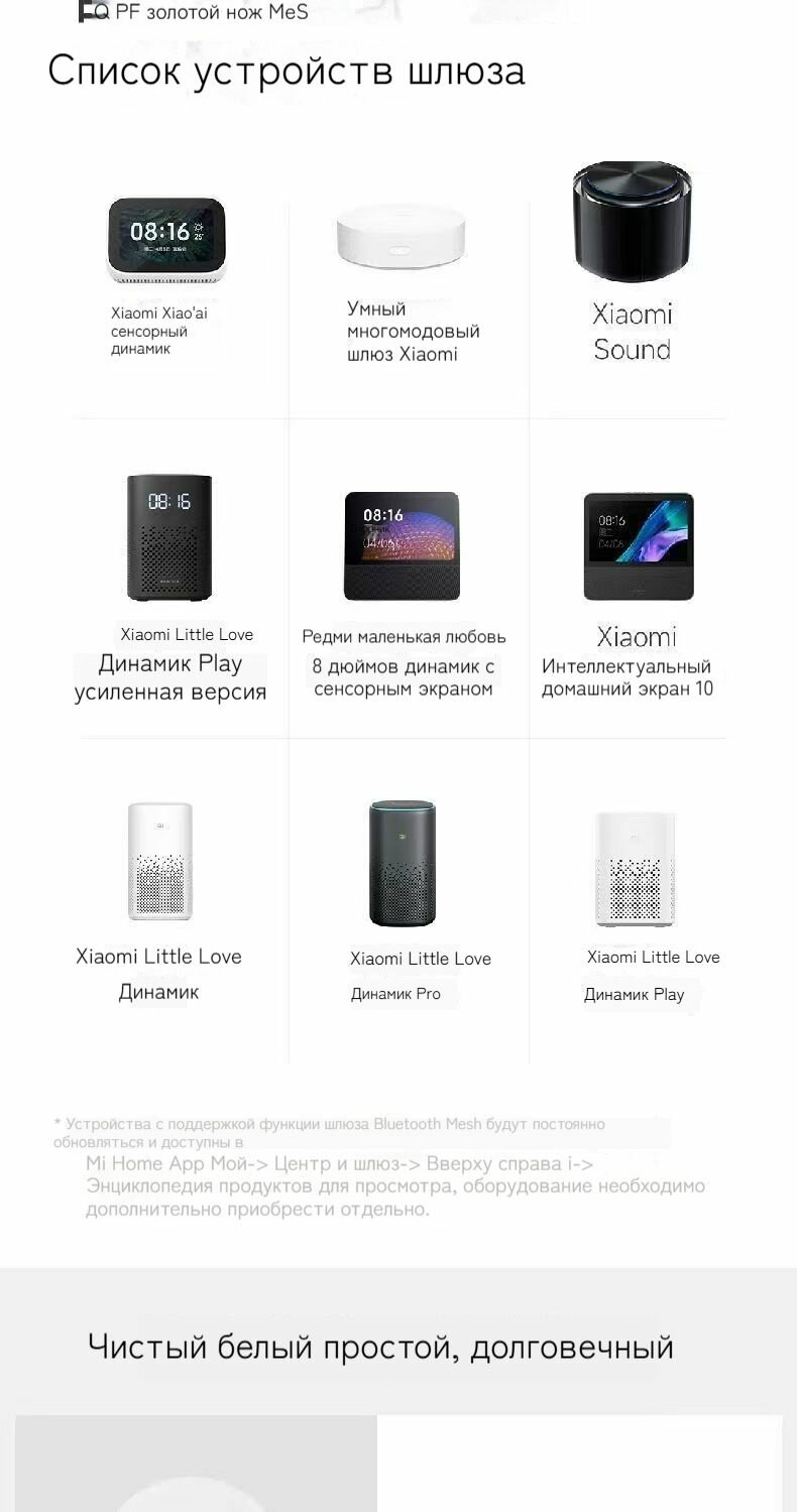 Изображение Светодиодная лампа Xiaomi Mijia Bluetooth Mesh Edition