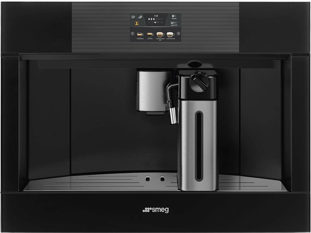 Кофемашина Smeg Linea CMS4104B3RU встраиваемая сенсорное управление черная