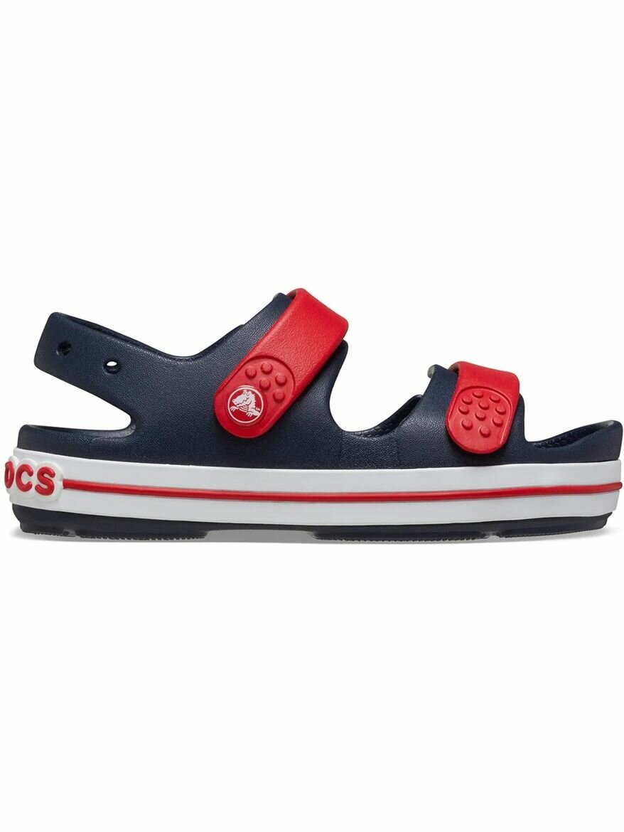 Сандалии Crocs Crocband Cruiser Sandal K, размер C13 US, синий/красный