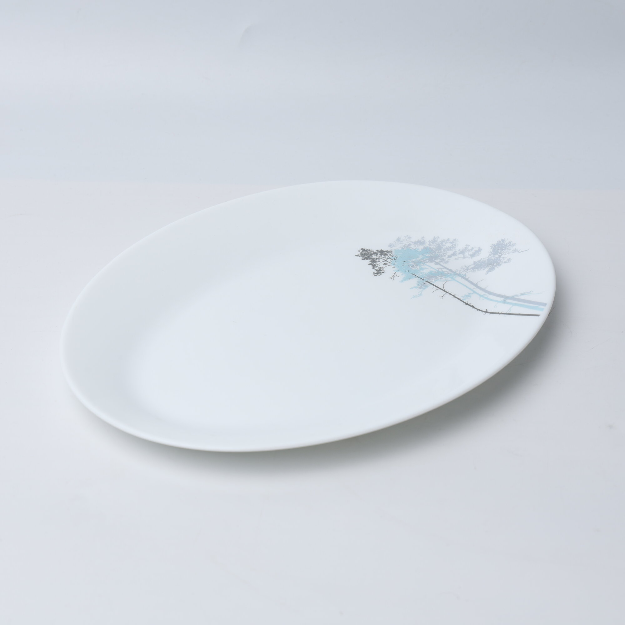 Asia Home (Dinova Saina) Тарелка овальная Blue 22 см 9 дюйм B22 6 штук