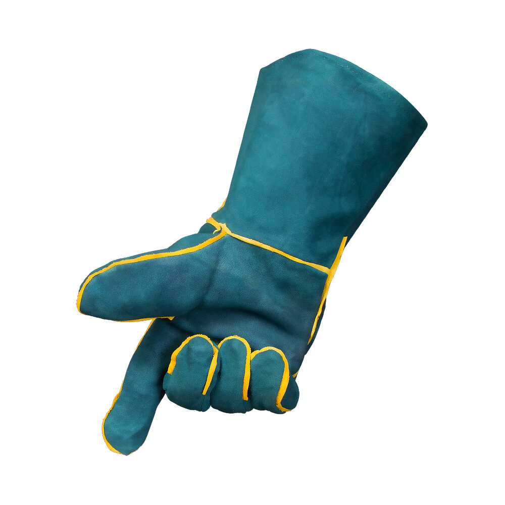 Краги спилковые "Грин" (артикул , пр-во Foxweld) — фото 1