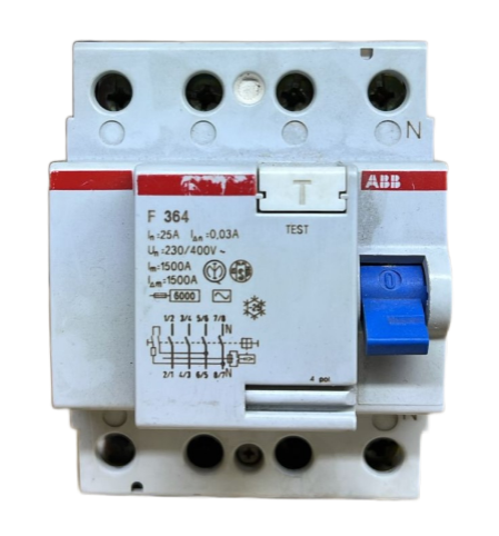 Устройство защитного отключения УЗО ABB F 364 25A 003 (30mA) 4P