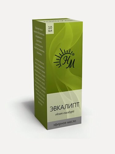 Изображение товара Эфирное масло Натуральные Масла "Эвкалипт", для бани и сауны, 10 мл