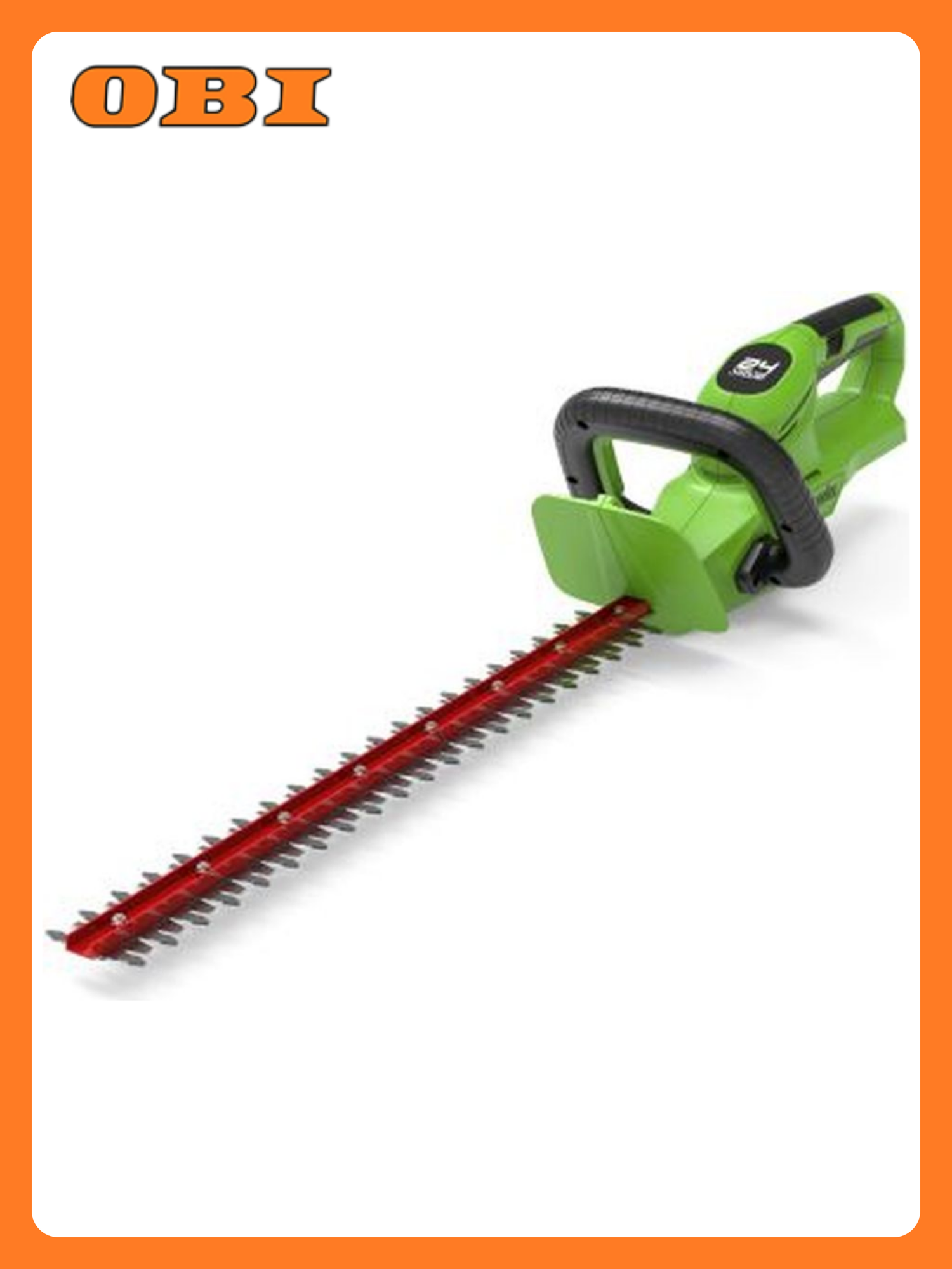 Кусторез аккумуляторный Greenworks G24HT56 24В 56 см без АКБ и ЗУ