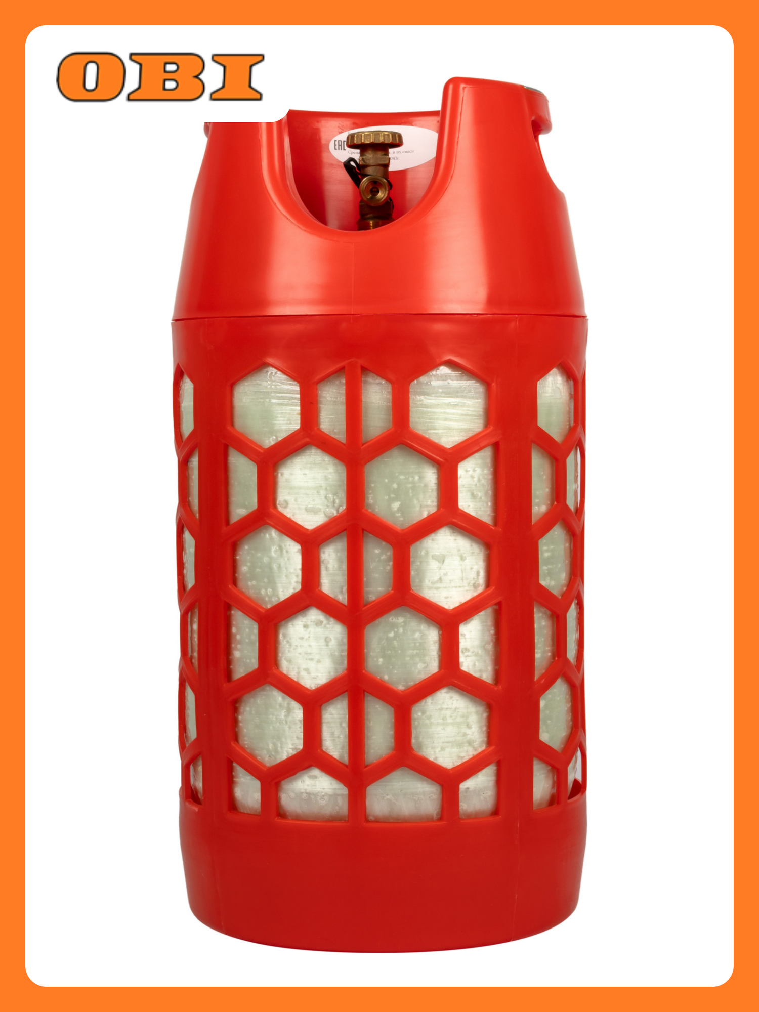 Баллон полимерно-композитныи газовыи красныи 245 л (LPG/СУГ) RSV Composite