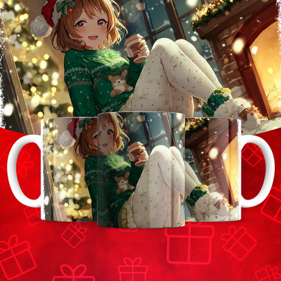 Кружка Аниме, керамическая, яркий принт, для поклонников аниме