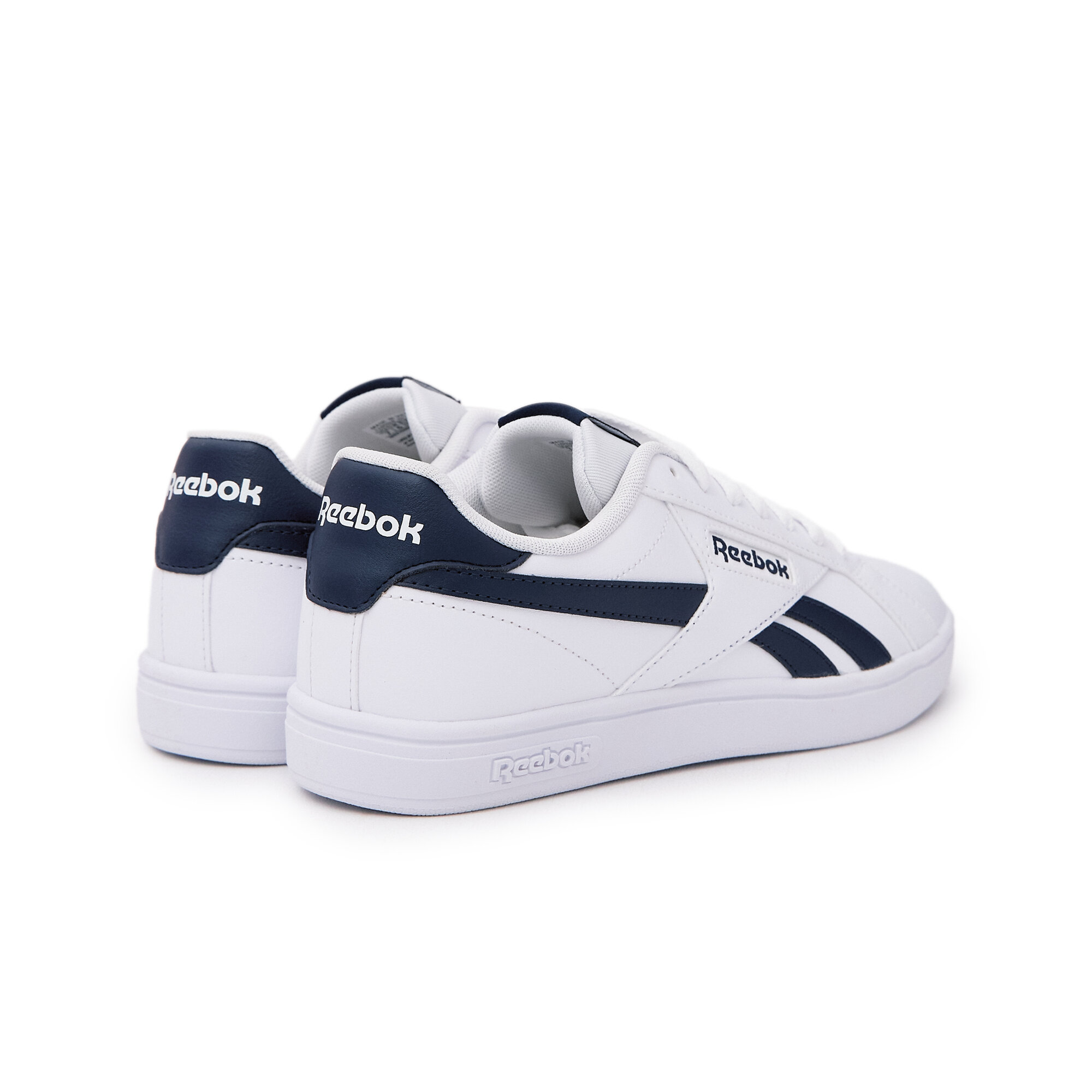 Кроссовки Reebok Court Retro, размер 13 US, белый/синий — фото 1