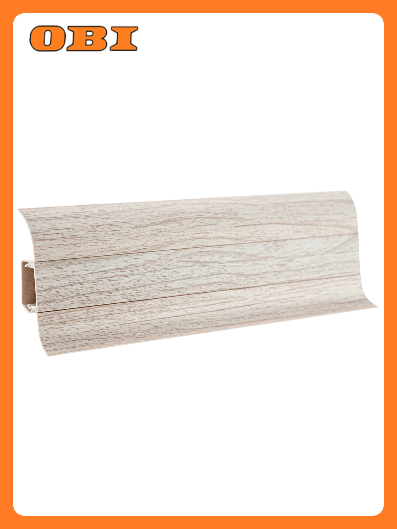 Плинтус ПВХ 60мм TECHNICAL Т05 ясень серый 25м