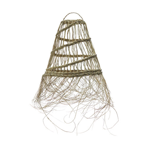 Марокканский плетёный абажур из стеблей Халфа 