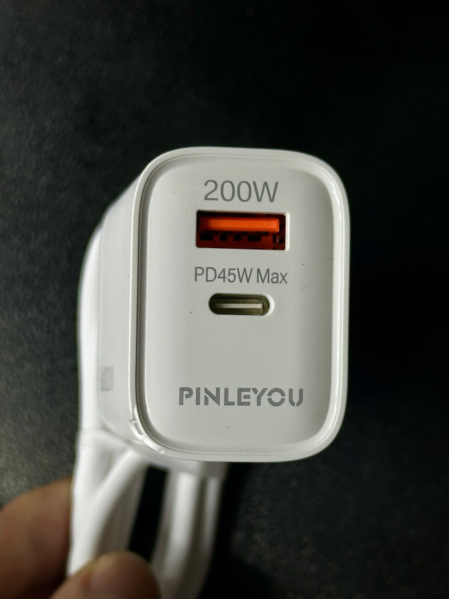 Универсальная зарядка, 2 порта: 200W (USB-A) и 45W (Type-C), очень быстрая зарядка для телефонов, ноутбуков и ПК