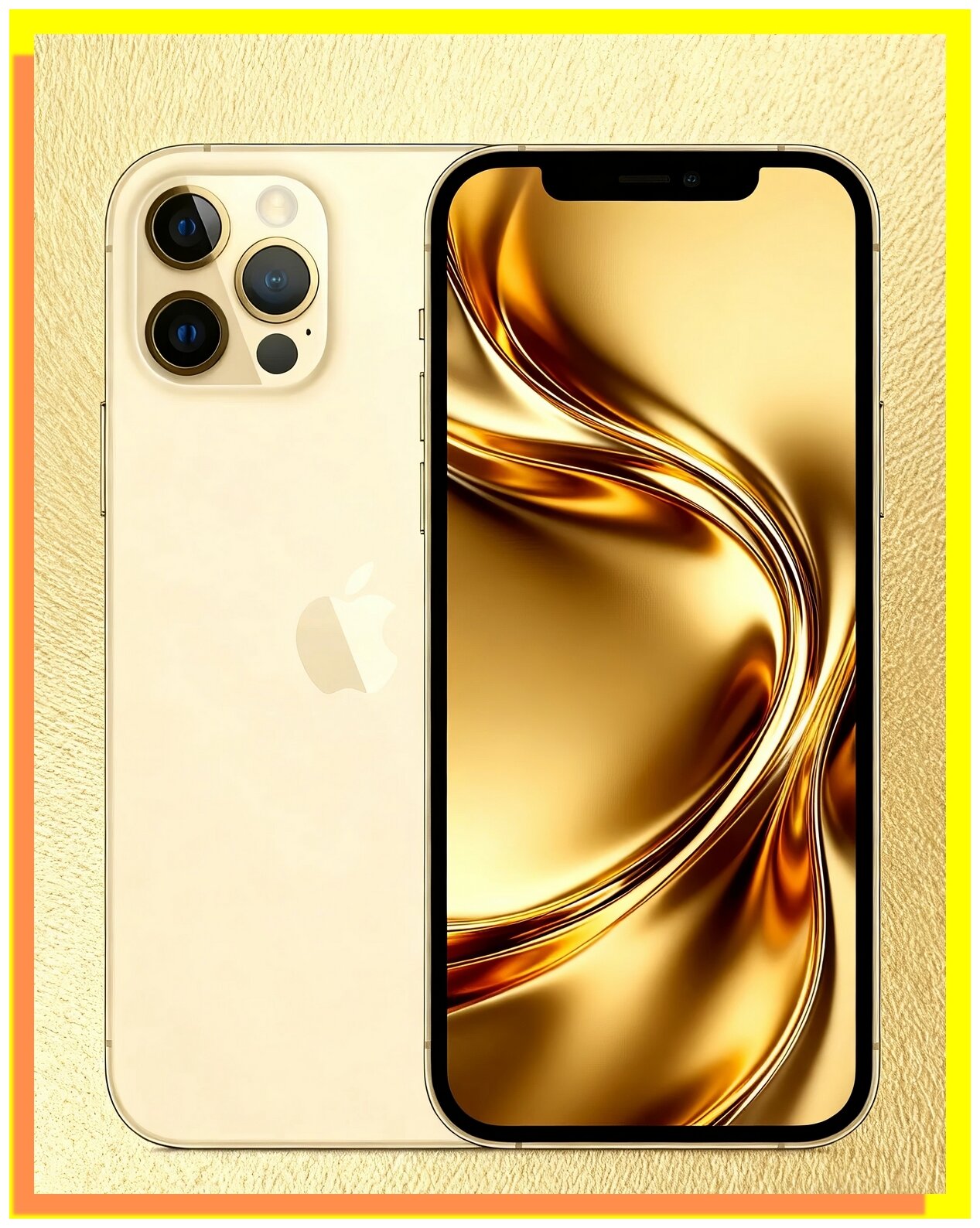 Apple Смартфон iPhone 12 Pro Max 6/256 ГБ, золотой – купить на
