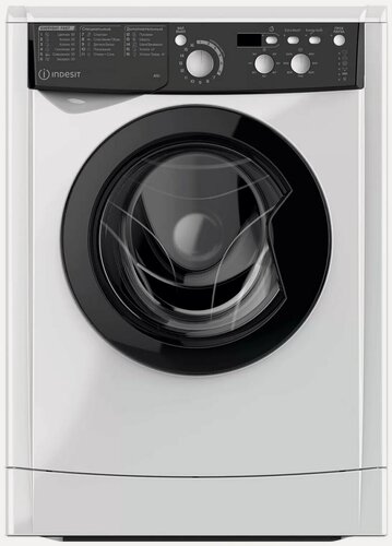 Изображение товара Стиральная машина Indesit EWUD 4105 BK CIS, на 4кг, 1000об/мин, узкая