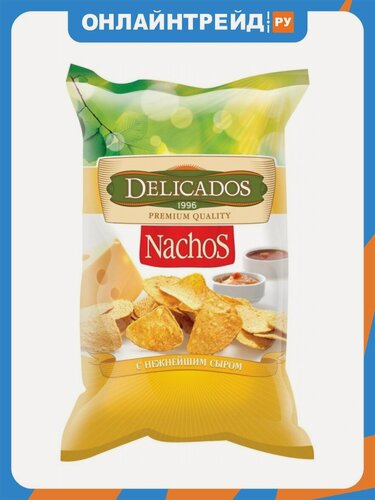 Изображение товара Чипсы Delicados "Начос" кукурузные с сыром 150 г