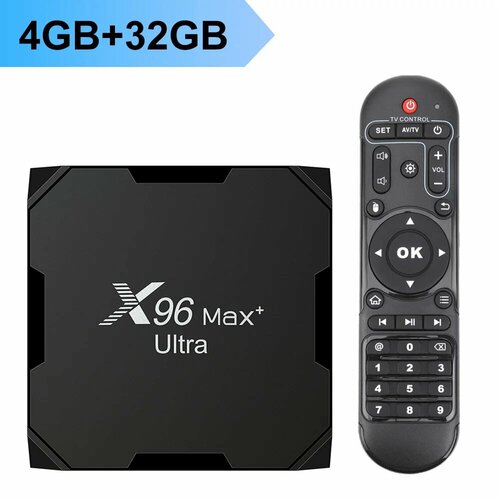 TV-приставка X96Max Plus Ultra Android 11 464 ГБ 8K 4G 32G Европейская 4428₽