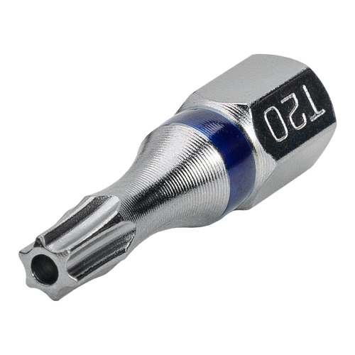 Бита с профилем TORX Hole торкс - шестилучевая звезда c отверстием TX20 длина 25 мм хвостовик С63 мм торсионная MTE 468₽