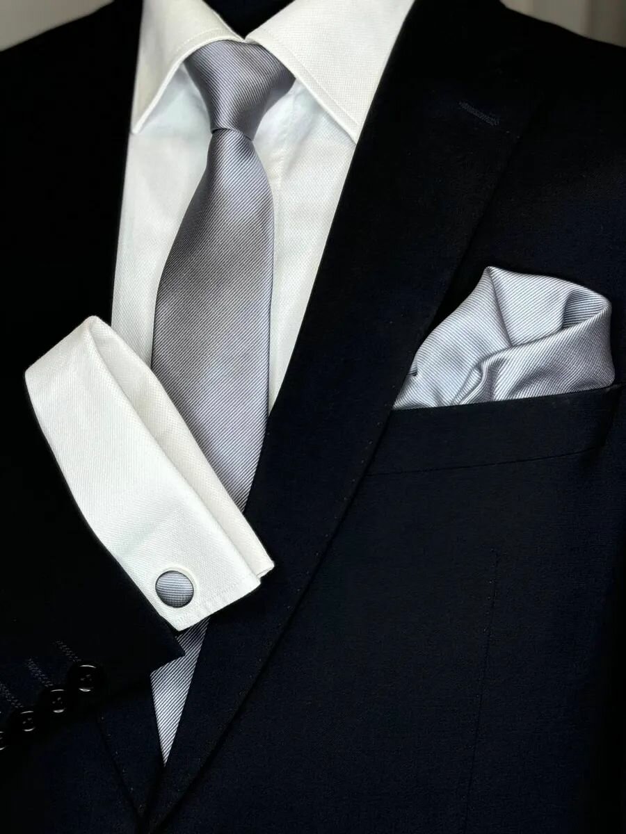 Запонки AKHA, серый — фото 1