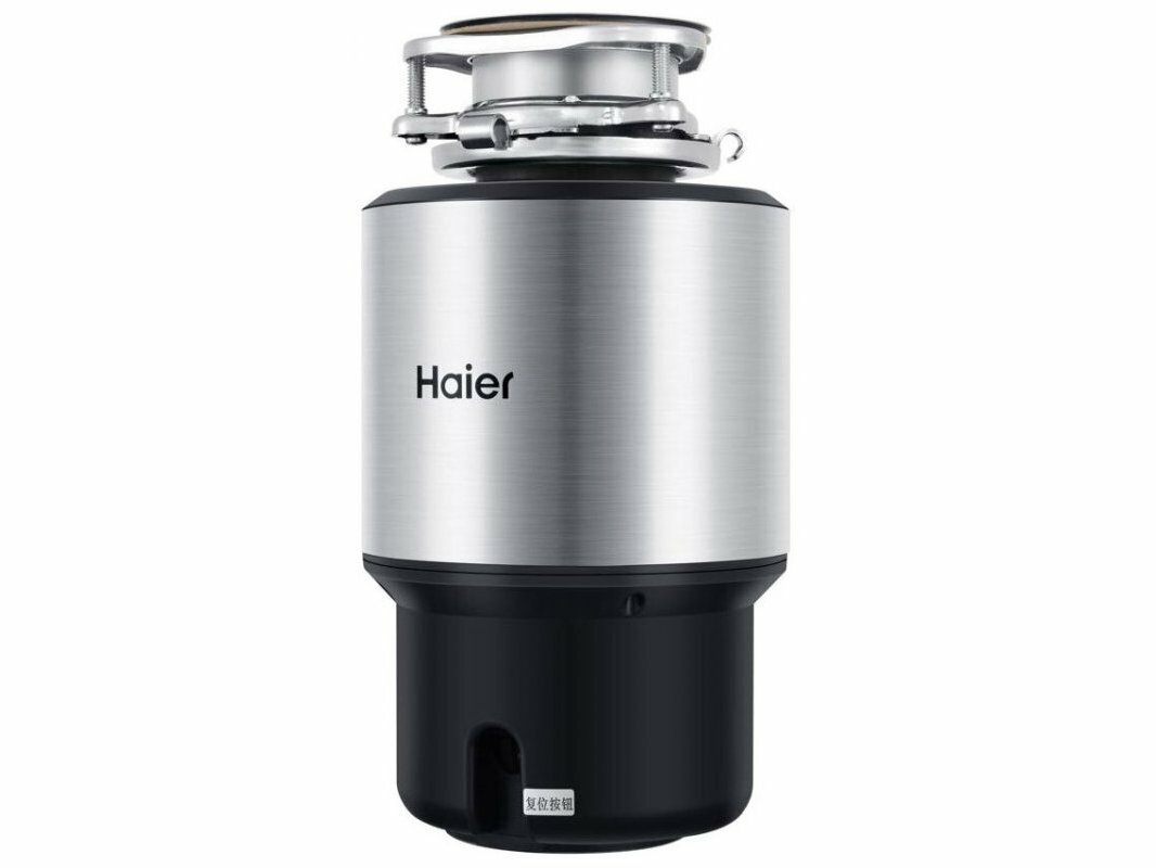 Картинки Измельчитель пищевых отходов Haier HD-213, нержавеющая сталь, индукционный мотор, 550Вт