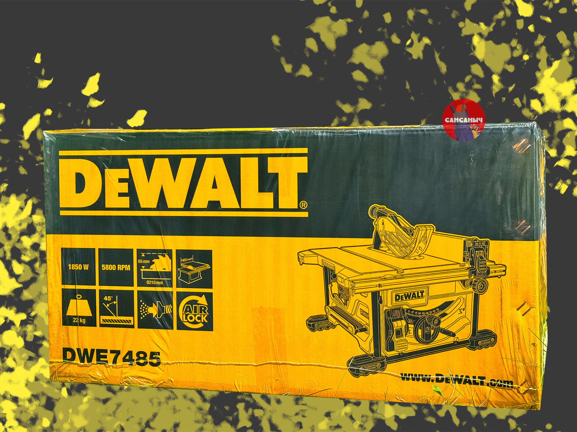 Распиловочный станок DeWalt DWE7485 QS