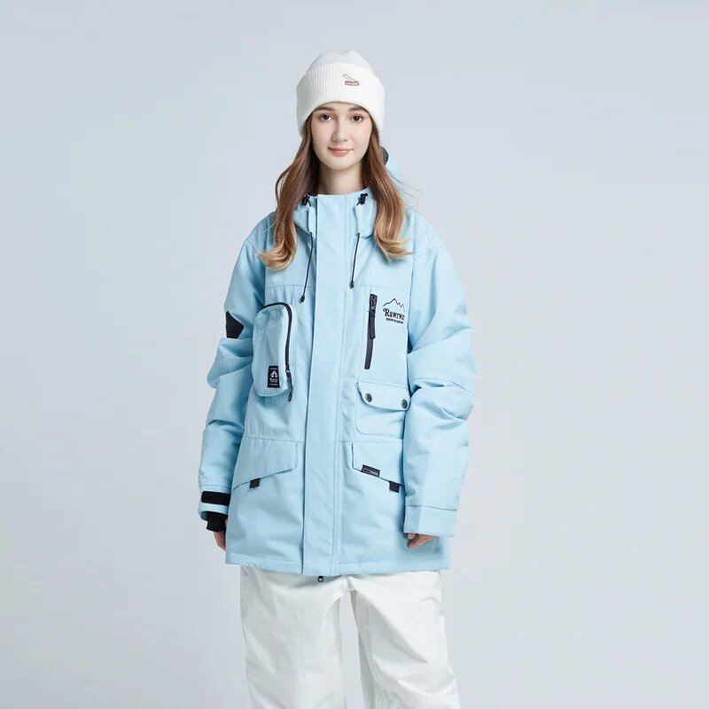 Куртка сноубордическая  размер M светло-голубой