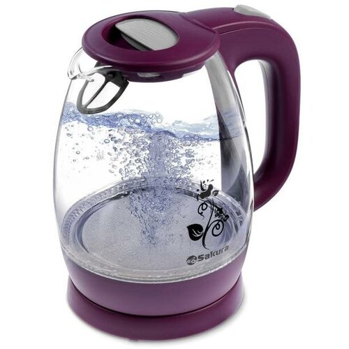 Чайник электрический Sakura SA-2715V стекло 17 л 2200 Вт пурпурный 298800₽