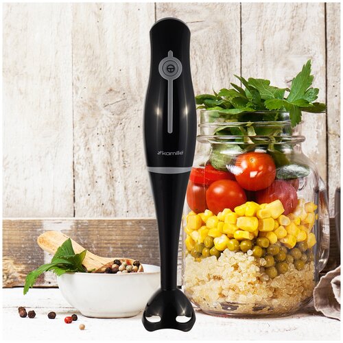 Блендер погружной ручной 36 см Kamille KM 6754 6754 черный 178000₽