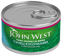 John West Тунец кусочками в собственном соку, 185 г