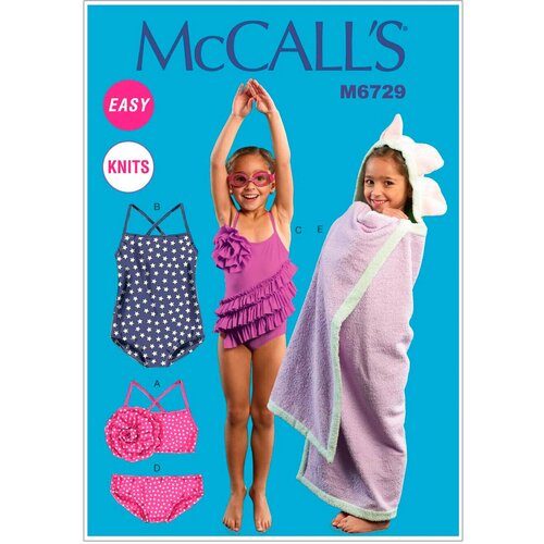 Выкройка McCall's №6729 Купальник