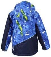 Куртка Huppa размер 116, 63586, темно-синий с принтом/ темно-синий