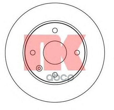 205009Nk_диск Тормозной Передний! Daewoo Evanda 1.6/1.8/2.0 00> Nk арт. 205009