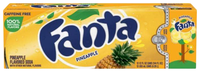 Газированный напиток Fanta Pineapple, США, 0.355 л