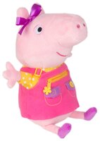 Мягкая игрушка РОСМЭН Peppa pig Пеппа учит одеваться 25 см