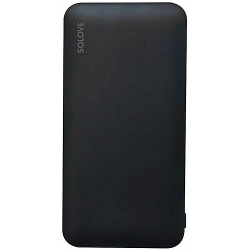 Внешний аккумулятор (Power Bank) Xiaomi Solove W7, 10000мAч, черный [w7 black rus]