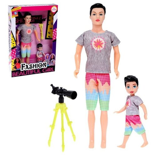 Набор кукол «Алекс с сыном» с аксессуарами, микс набор кукол с аксессуарами 30см игрушка набор кукол куклы