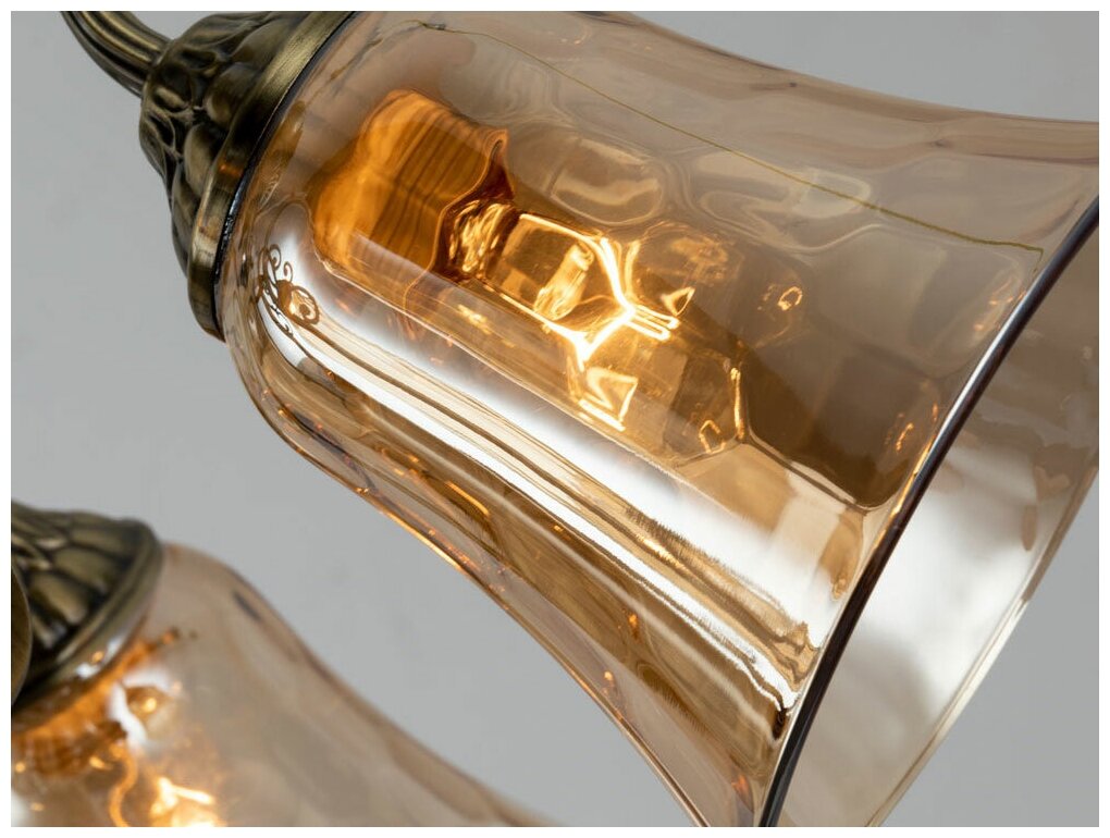 Люстра Arte Lamp Nicole A2702PL, G9, 300 Вт, кол-во ламп: 5 шт., цвет: бронзовый - фотография № 18
