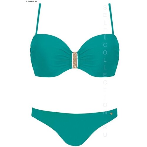 Купальник Self, размер 42, бирюзовый