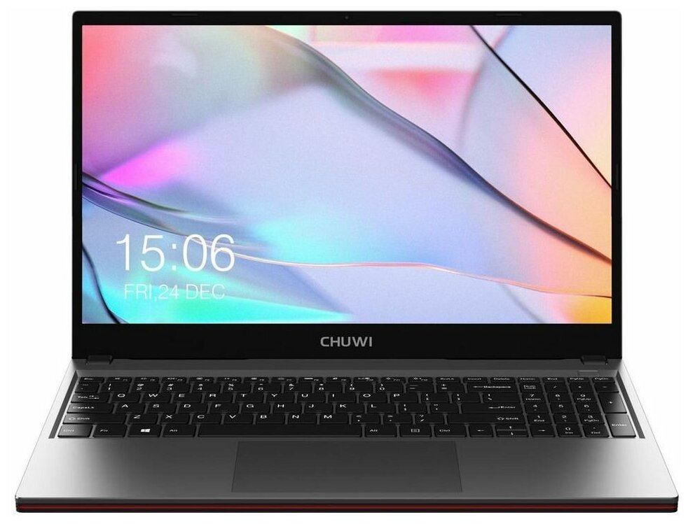 Ноутбук CHUWI Ноутбук CoreBook XPro i3-10110U(2.1Ghz)/8Gb/256Gb SSD/noODD/UHDG/15.6" IPS FHD/Mouse/W11/Grey/Red line (CWI530-308E2E1HRMXX)