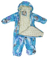 Комбинезон Huppa размер 86, 72106 light blue dragon pattern