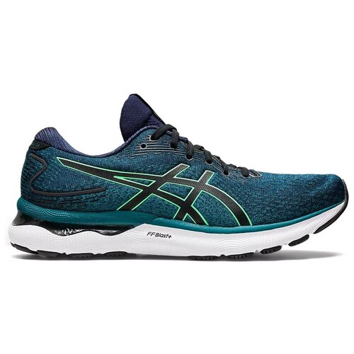 Кроссовки ASICS GEL-NIMBUS 24, размер 9 US/ 42,5 EUR/ 41.5 RU, бирюзовый, зеленый кроссовки asics gel nimbus 24 размер 9 5 us 43 5 eur 42 5 ru бирюзовый зеленый