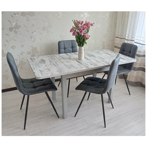 Стол кухонный, обеденный, раздвижной, СО-8 Пластик 26мм, 