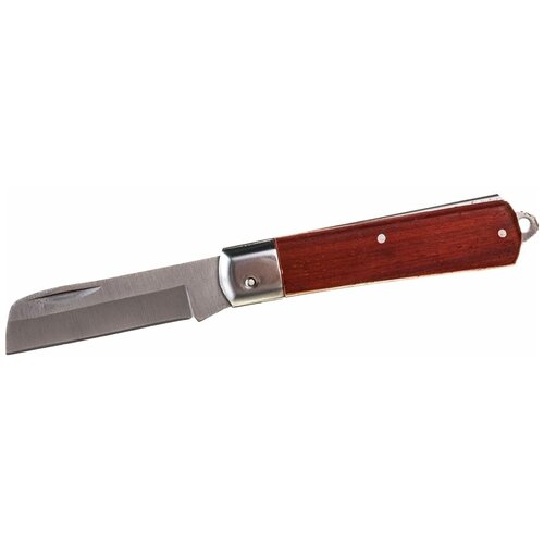 Нож электрика, нержавеющая сталь FIT IT Профи 10524 монтёрский нож fit 10524